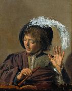 Singing Boy with Flute Frans Hals